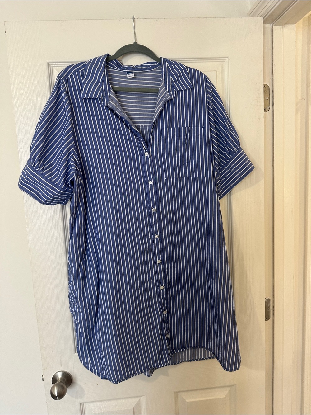 Striped Button Down Dress